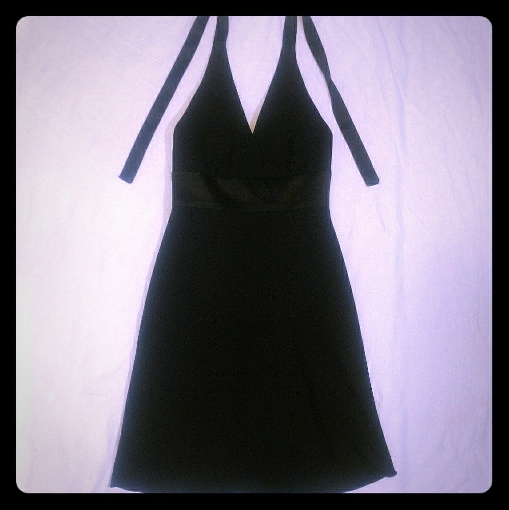 Jones New York black halter dress 8 P